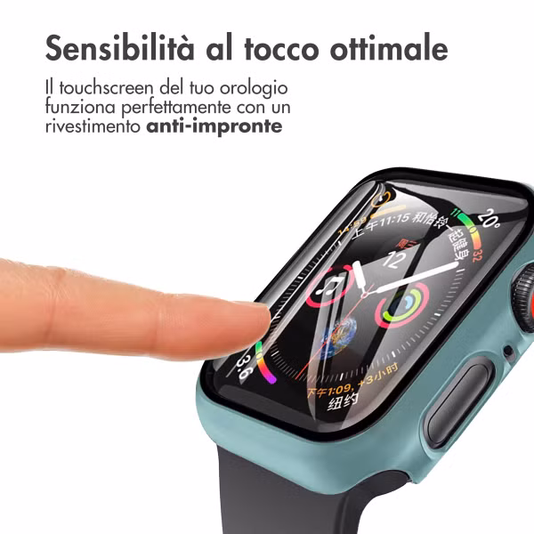 imoshion Full Cover Hard Case Apple Watch 4 / 5 / 6 / SE - 40 mm - Dunkelgrün