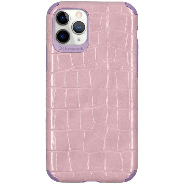 My Jewellery Croco Soft Case Back Cover iPhone 11 Pro - Violett