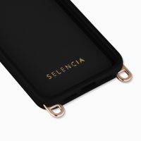 Selencia Rivièra Backcover mit MagSafe mit abnehmbaren Haken Apple iPhone SE (2022 / 2020) / 8 / 7 / 6(s) - Velvet Black
