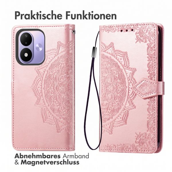 imoshion Mandala Klapphülle Xiaomi Redmi Note 17 (5G) - Rose Gold