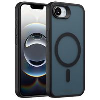 Accezz Rugged Frosted Back Cover mit MagSafe iPhone 16e - Schwarz