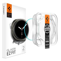 Spigen EZ FIT Glas.tR Displayschutzfolie mit Applikator für Samsung Galaxy Watch 9 / Watch 8 - 40 mm - Transparent