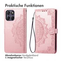 imoshion Mandala Klapphülle Motorola Moto G77 - Rose Gold
