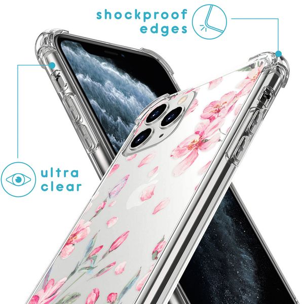 imoshion Design Hülle mit Band für das iPhone 11 Pro Max - Blossom Watercolor