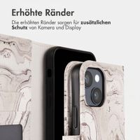 imoshion Design Klapphülle Apple iPhone 14 - Sandy Marble