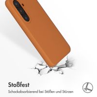 Accezz Liquid Silikoncase mit MagSafe Samsung Galaxy S26 Plus - Orange