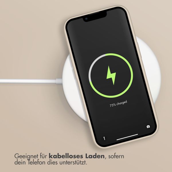 Accezz Liquid Silikoncase Apple iPhone 14 / 13 - Stone