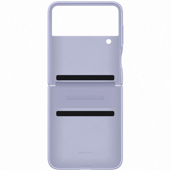 Samsung Original Leather Backcover für das Galaxy Z Flip 4 - Serene Purple