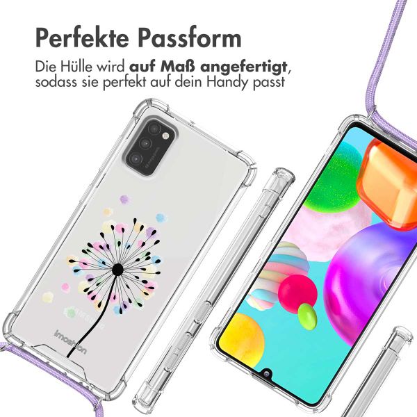 imoshion Design Hülle mit Band für das Samsung Galaxy A41 - Sandstone Dandelion