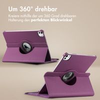 imoshion 360° drehbare Klapphülle Apple iPad Air 11 Zoll (2025) M3 / (2024) M2 / Air 5 (2022) / Air 4 (2020) / Pro 11 (2018/2020) - Violett
