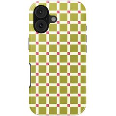 Selencia Vivid Back Cover Apple iPhone 17 - Check This Olive