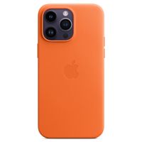 Apple Leder-Case MagSafe für das Apple iPhone 14 Pro Max - Orange