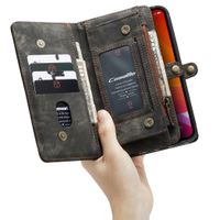 CaseMe Luxuriöse 2-in-1-Portemonnaie-Klapphülle Leder iPhone 12 Mini