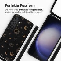 imoshion Silikonhülle design mit Band für das Samsung Galaxy S24 - Sky Black