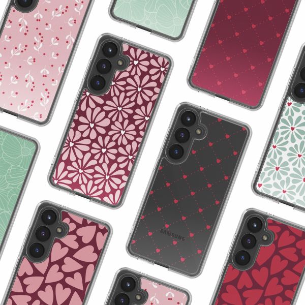 imoshion Design Hülle Samsung Galaxy S24 - Bloom Love Blush