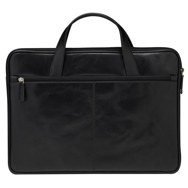 dbramante1928 Silkeborg Laptoptasche 16 Zoll - Echtes Leder - Black