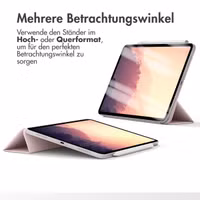 imoshion Magnetic Klapphülle Apple iPad 11 (2025) 11 Zoll A16 / iPad 10 (2022) 10.9 Zoll - Rosa