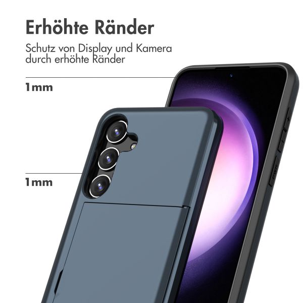 imoshion Backcover mit Kartenfach Samsung Galaxy S24 Plus - Dunkelblau
