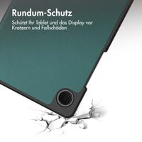 imoshion Trifold Klapphülle Samsung Galaxy Tab A11 / A9 8.7 Zoll - Dunkelgrün