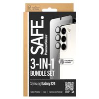 SAFE by PanzerGlass 3-in-1-Schutzpaket - Hülle + Schutzfolie + Kameraschutz für das Samsung Galaxy S24