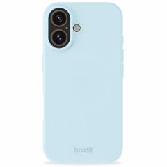 Holdit Silicone Case für das iPhone 16 - Mineral Blue