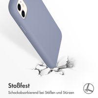 Accezz Liquid Silikoncase für das iPhone 11 - Lavender Gray