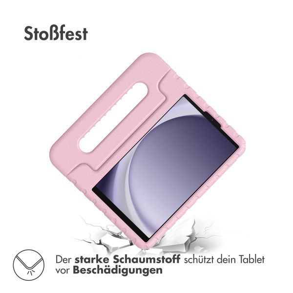 imoshion Schutzhülle mit Handgriff kindersicher Samsung Galaxy Tab A9 8.7 Zoll - Hellrosa