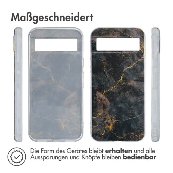 imoshion Design Hülle Google Pixel 8a - Black Marble