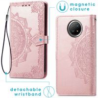 imoshion Mandala Klapphülle Xiaomi Redmi Note 9T (5G) - Roségold