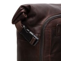 The Chesterfield Brand Liverpool Laptop Rucksack 17 Zoll - Echtes Leder - Dunkelbraun