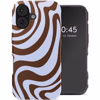 Selencia Vivid Rückabdeckung mit MagSafe Apple iPhone 16 - Dream Swirl Chocolate