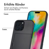 imoshion Backcover mit Kartenfach Apple iPhone 16 Pro Max - Schwarz