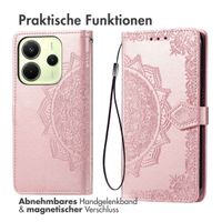 imoshion Mandala Klapphülle Xiaomi Redmi Note 14 (4G) - Rosé gold