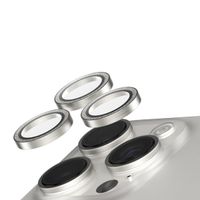 SAFE by PanzerGlass Kameraprotektor für das Apple iPhone 16 Pro / 16 Pro Max - Glitter Silver