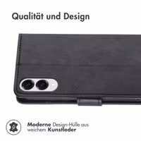 imoshion Luxuriöse Klapphülle Samsung Galaxy S25 Edge - Schwarz