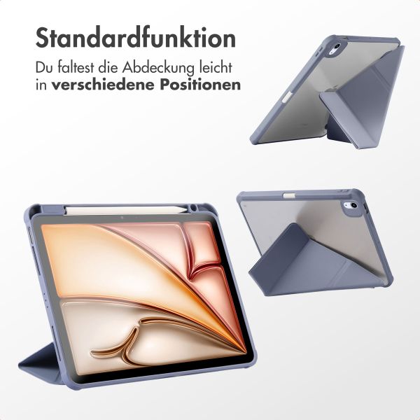 imoshion Origami Klapphülle iPad Air 11 Zoll (2024) M2 - Lavender