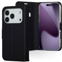 Accezz Wallet TPU Klapphülle Apple iPhone 17 Pro Max - Schwarz