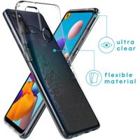 imoshion Design Hülle Samsung Galaxy A21s - Spritzer - Schwarz