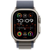 WiWu Alpine nylonarmband für das  Apple Watch Series 1 t/m 11 / SE / Ultra (44/45/46/49 mm) - Blau