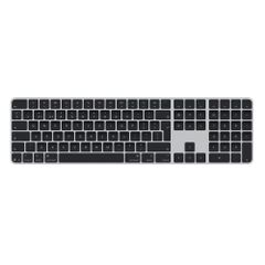 Apple Magic Keyboard mit Numerisches Tastenfeld und Touch ID - Kabellose Tastatur - QWERTY / UK (2024) - Schwarz