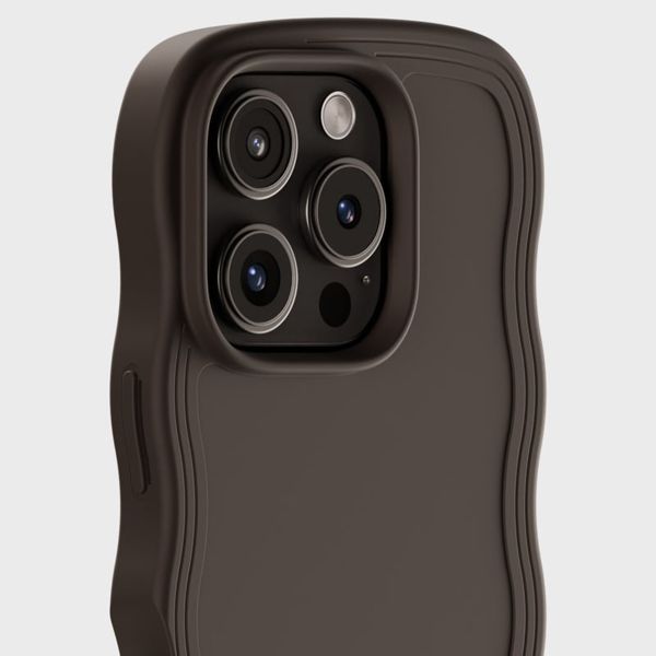 Holdit Wavy Case für das Apple iPhone 16 Pro Max - Chocolate