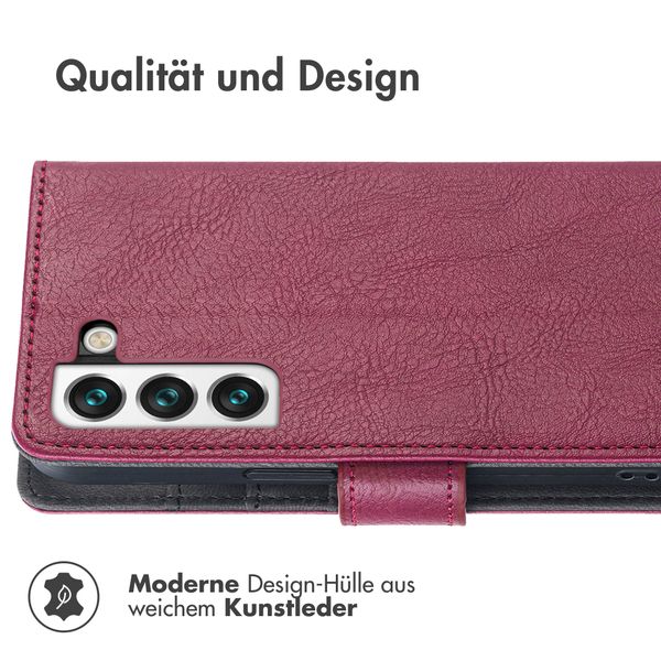 imoshion Luxuriöse Klapphülle Samsung Galaxy S21 - Bordeaux