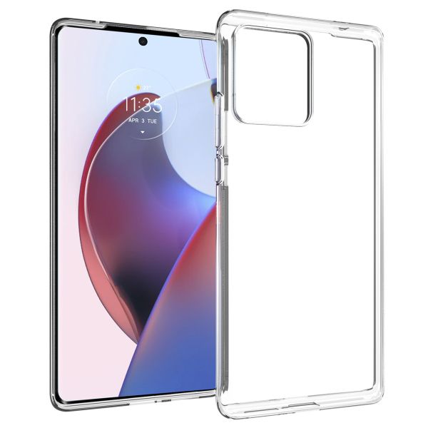 Accezz TPU Clear Cover für das Motorola Moto Edge 30 Ultra - Transparent