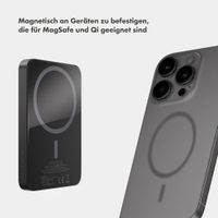 Selencia Vivid Powerbank 5.000 mAh - MagSafe und Qi - Black / Silk Spirit