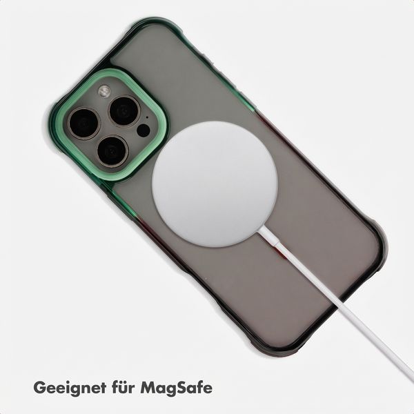 Selencia Gradient MagSafe Back Cover Apple iPhone 16 Pro Max - Grün / Braun