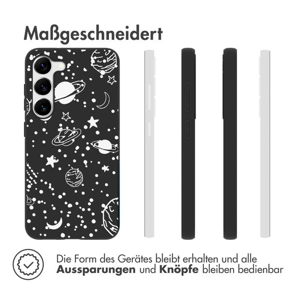 imoshion Design Hülle für das Samsung Galaxy S23 - Fun galaxy