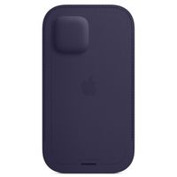 Apple Ledersleeve MagSafe für das Apple iPhone 12 (Pro) - Deep Violet
