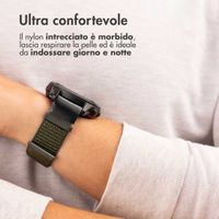 imoshion QuickFit® Nylon Armband -   Garmin 22 mm Anschluss - Größe L/XL - Grün