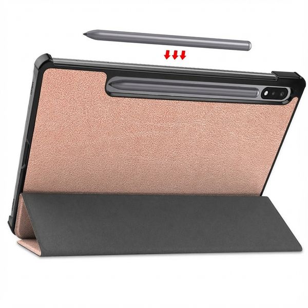 imoshion Trifold Klapphülle Samsung Galaxy Tab S8 / S7 - Rosé gold