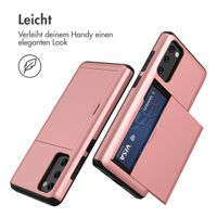 imoshion Backcover mit Kartenfach Samsung Galaxy S20 FE - Rosé gold